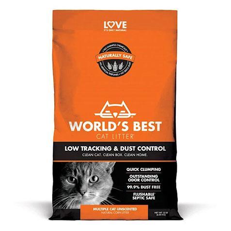 World's Best 8lb Multi-Cat Low Track Dust Control Litter