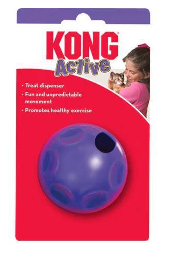 Kong Cat Treat Dispensing Ball Purple