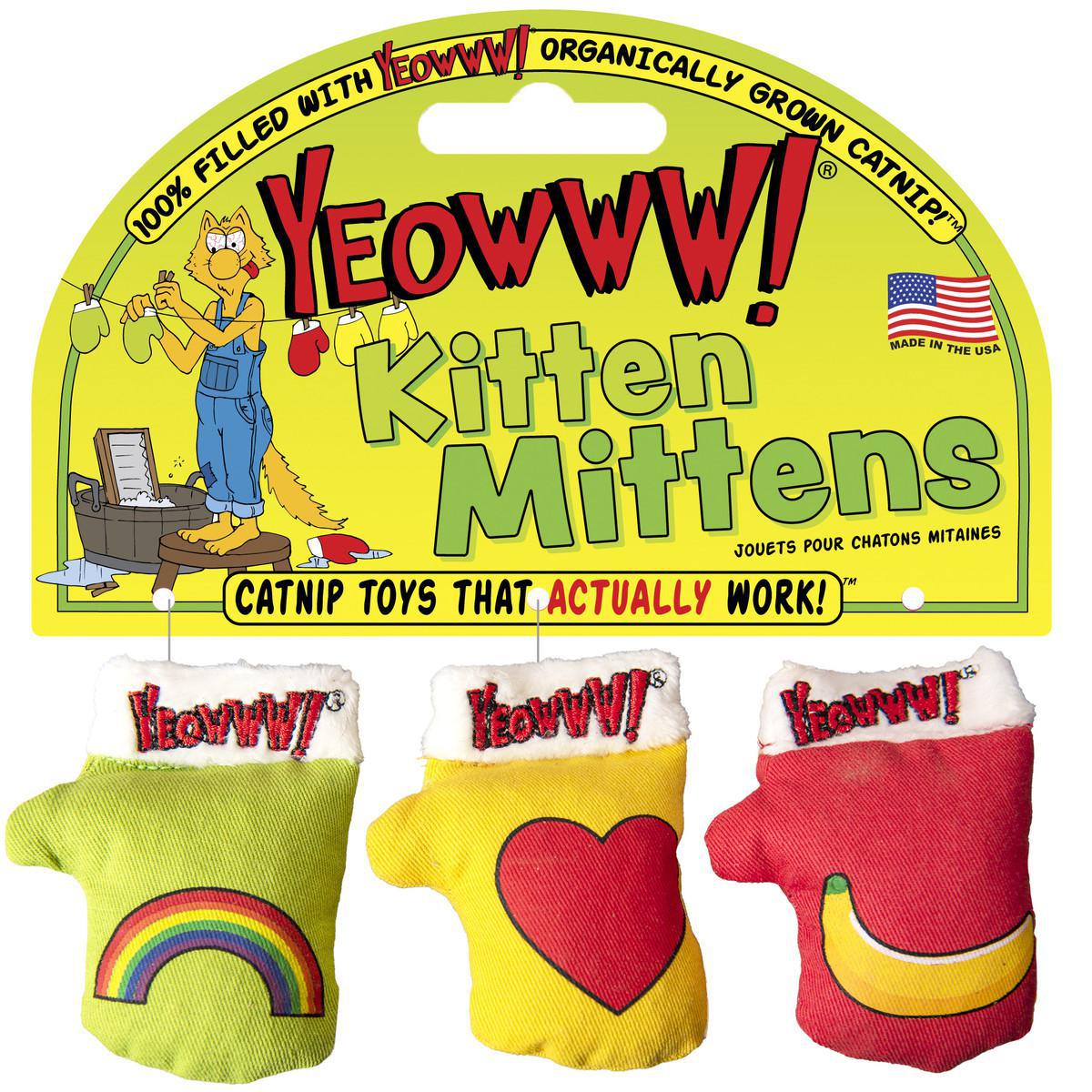 Yeowww! Kitten Mittens 3pk