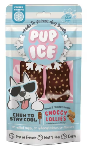 Pup Ice Choccy Lollies Peanut Butter/Chocolate