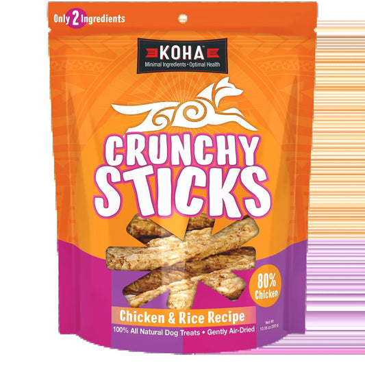 Koha 10.58oz Dog Treat Air Dried Chicken Crunchy Sticks