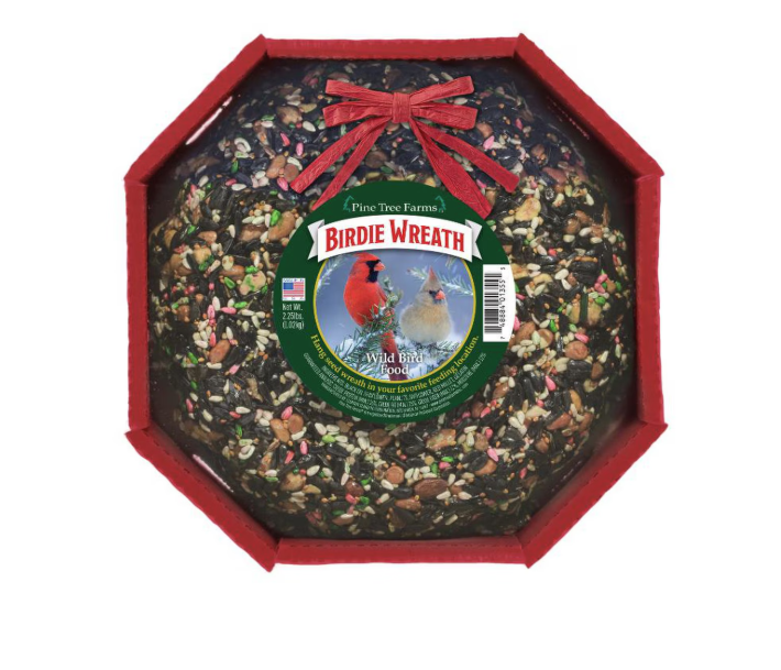 Pine Tree Farms Holiday Birdie Wreath 2.25#
