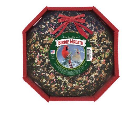 Pine Tree Farms Holiday Birdie Wreath 2.25#