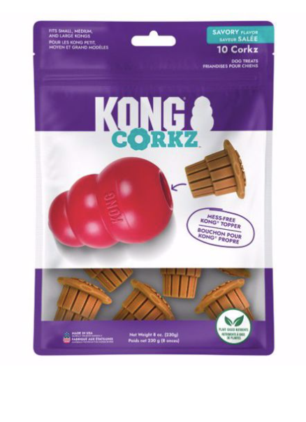 Kong Corkz Savory Flavor 10pk