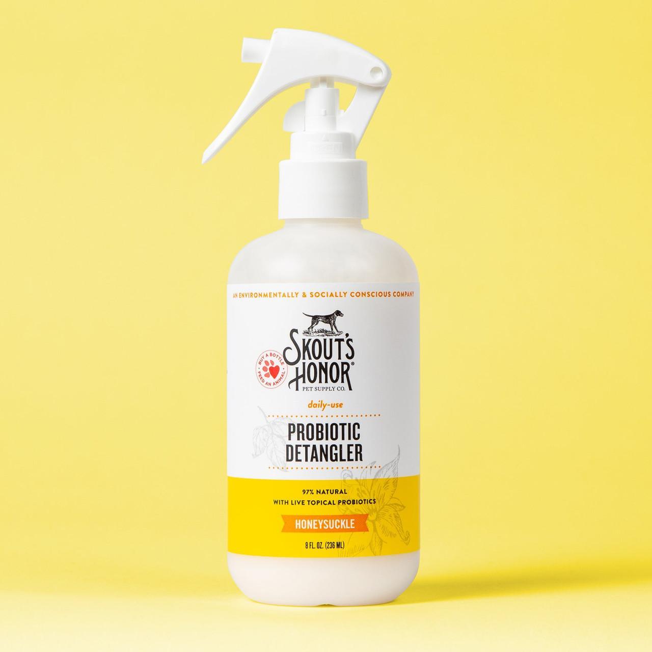 Skouts Honor Dog Probiotic Detangler Honeysuckle 8oz.