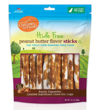 Canine Natural 5" Peanut Butter 40pk