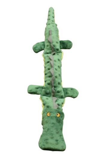 Ethical Pet SPOT Skinneeez Extreme Triple Squeak Croc Dog Toy 25"