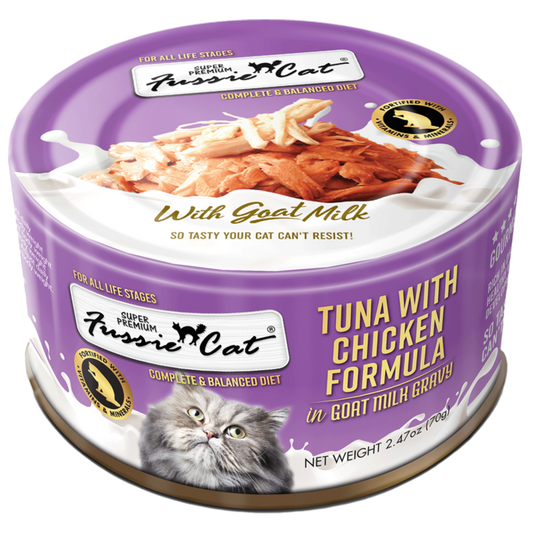Fussie Cat Tuna w/Chicken in Goat Milk
