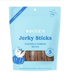 Bocce's Bakery Chicken Jerky Sticks 4oz