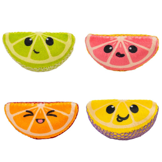 Outward Hound Catstages Fruit Wedges Catnip Toys 4ct