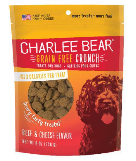 Charlee Bear Crunch Beef Liver & Cheese Treats 8oz