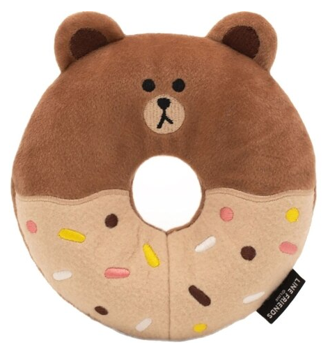 Zippy Paws Line Friends Donutz Buddies Brown