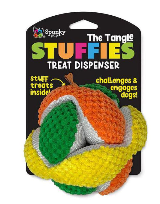 Spunky Pup Stuffies The Tangle Treat Dispensing Toy