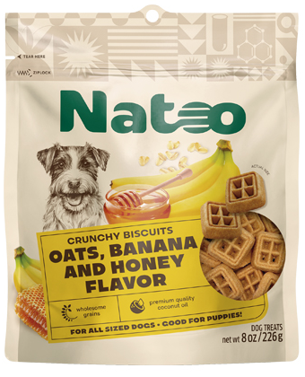 Natoo Biscuits Oats, Banana & Honey