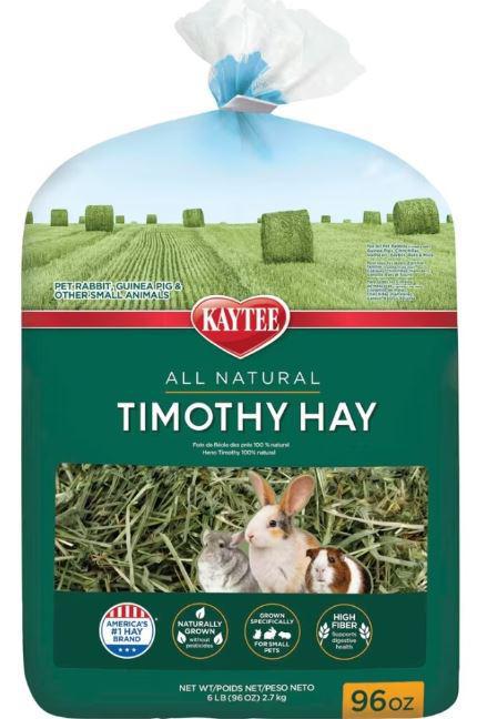 Kaytee Natural Timothy Hay 96oz