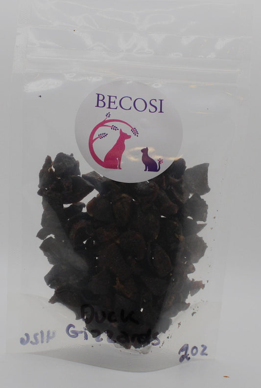 Becosi Duck Gizzards 2 oz