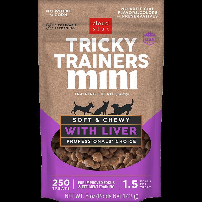 Cloud Star Dog Tricky Trainer Mini Liver 5oz