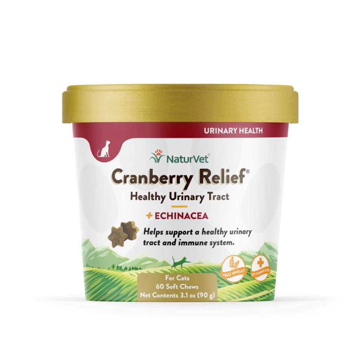 NaturVet Cranberry Relief Plus Echinacea Cat 60ct