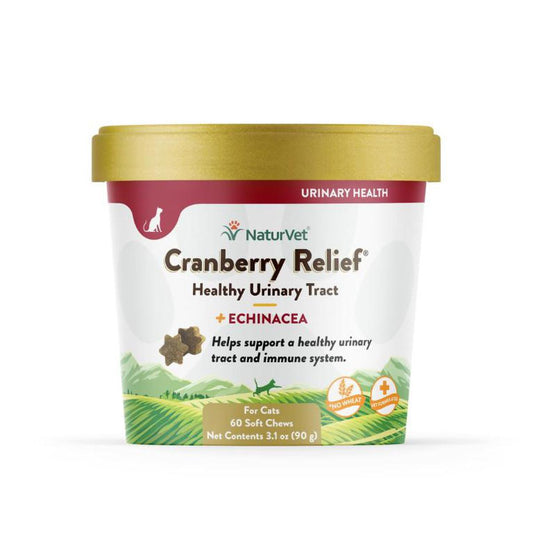 NaturVet Cranberry Relief Plus Echinacea Cat 60ct