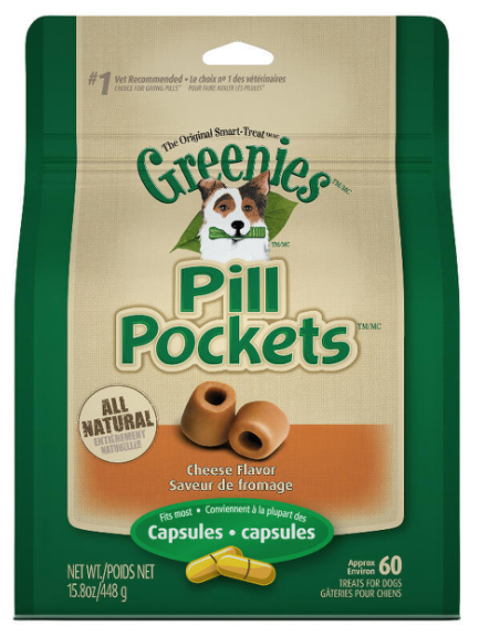 Greenies Cheese Capsule Pocket 60ct