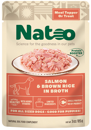 Natoo Topper Salmon & Brown Rice 3z