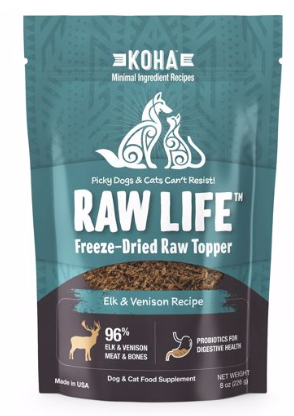 Koha Raw Life Elk & Venison Topper 8oz