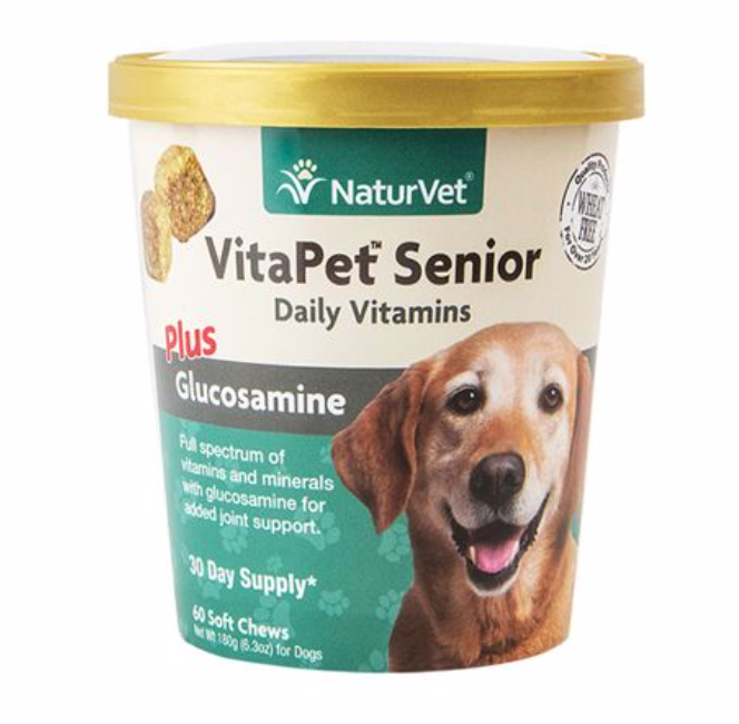 NaturVet VitaPet Senior Vitamins 60ct