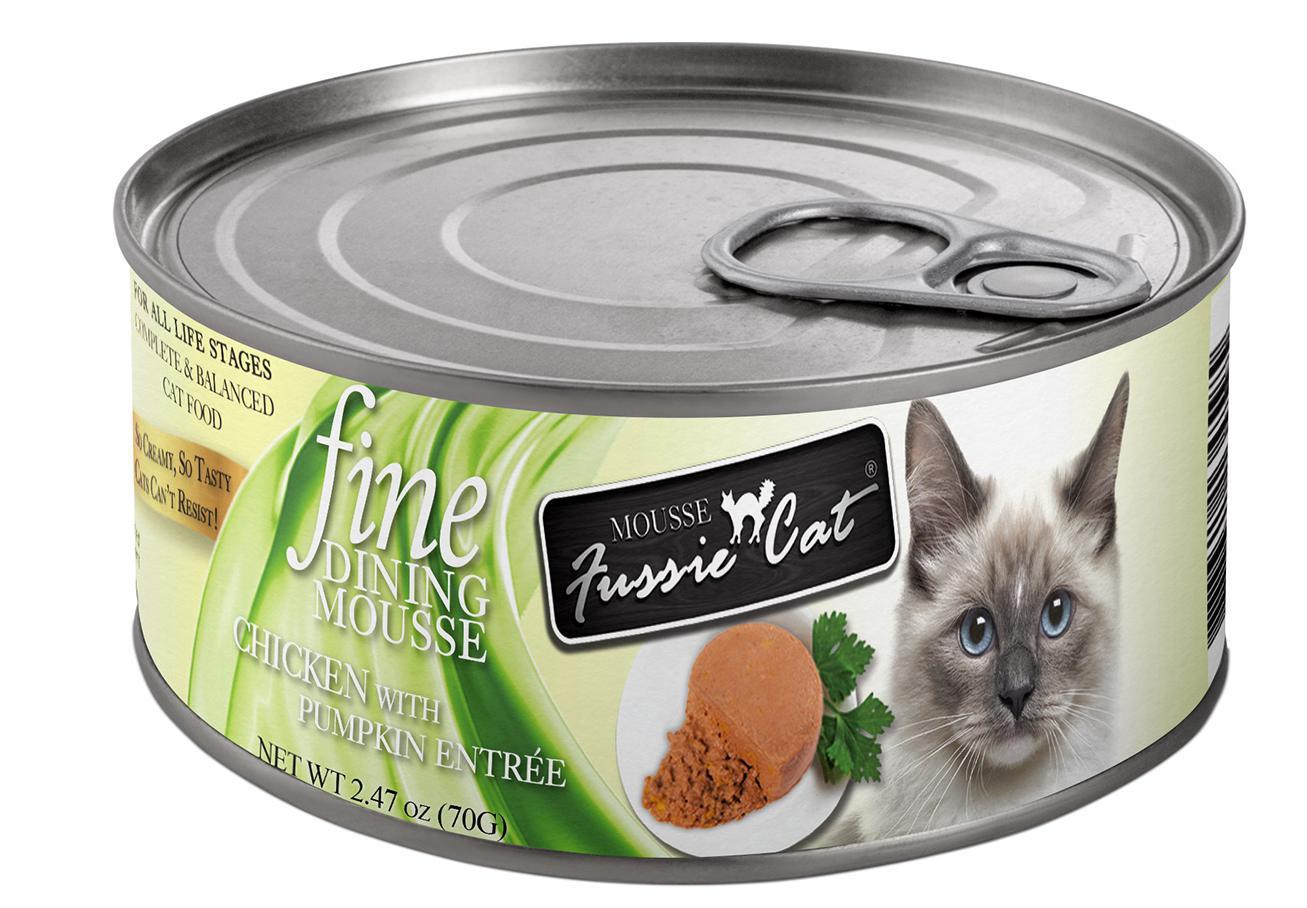 Fussie Cat Fine Dining Chicken Pumpkin Mousse 2.47z / 24cs