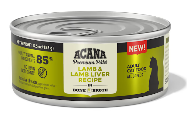 Acana Lamb & Lamb Liver 5.5z