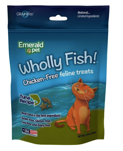 Emerald Pet Wholly Fish Tuna Treats 3oz