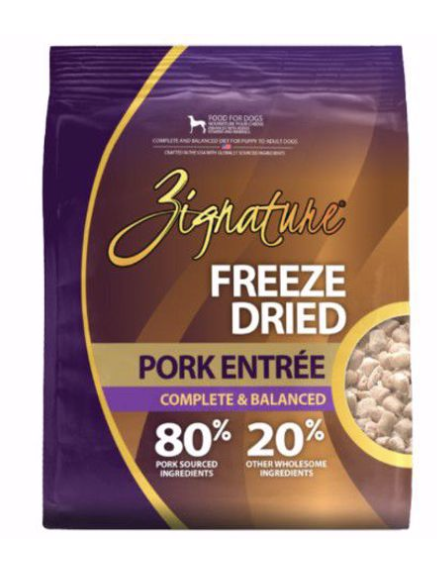 Zignature Freeze Dried Entree - Pork 4oz