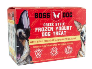 Boss Dog Yogurt Cheddar/Bacon 3.5z / 4pk