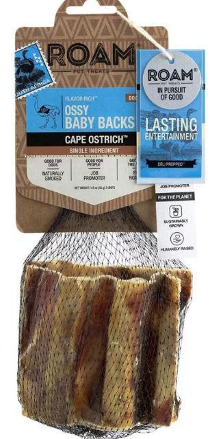 Roam Ostrich Baby Backs 2pk