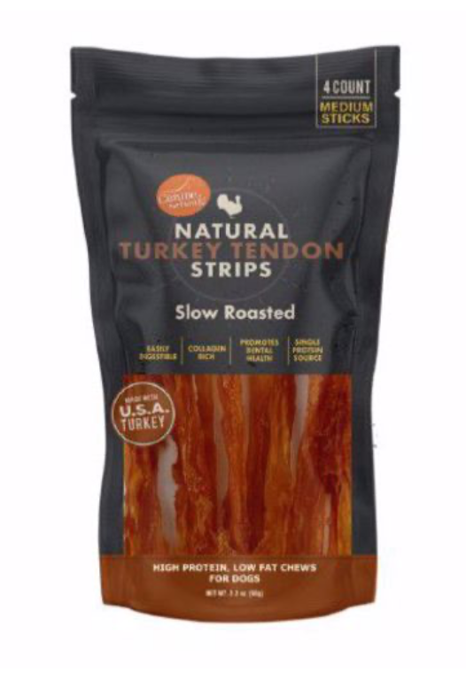 Canine Natural Turkey Tendon Strips Medium