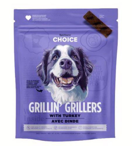 Nutri Source Dog Turkey Grillin Grillers 12oz