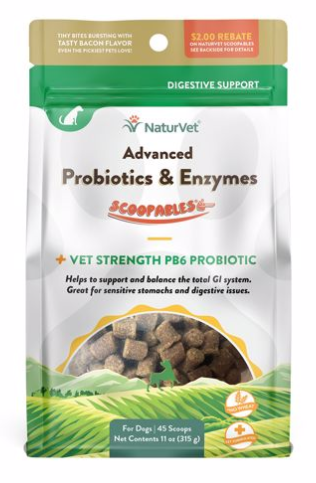 NaturVet Scoopable Probiotics & Enzymes 11z