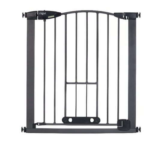 North States My Pet Wide Deco EasyPass Gate w/ Auto Close 29.75"-40.5"W x 31"H