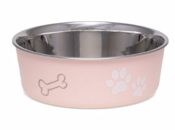 Loving Pets Paparazzi Pink Bella Bowl MD