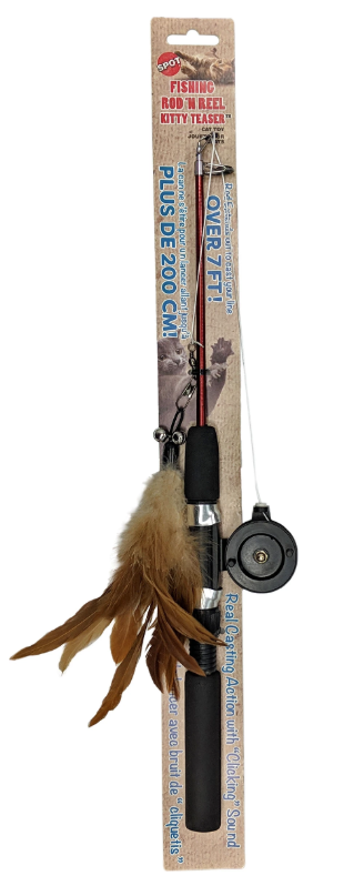 Spot Fishing Rod N Reel Kitty Teaser