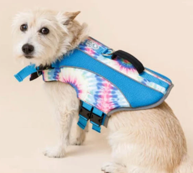 Canada Pooch Wave Rider Life Vest - Tie Dye XS