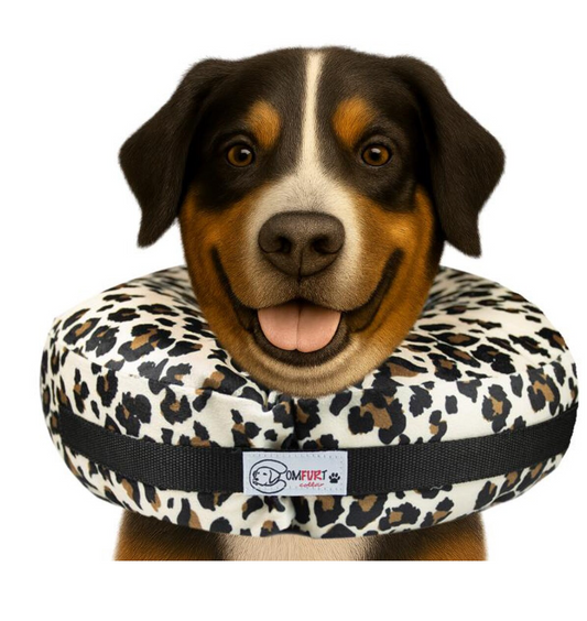 Comfurt Collar Cheetah Print  XXL