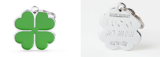 MyFamily Charms Big Clover ID Tag