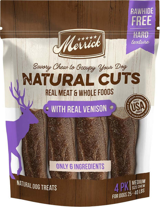 Merrick Natural Cuts Venison MD 4pk