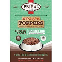 Primal Frozen Raw Toppers Chicken 5#