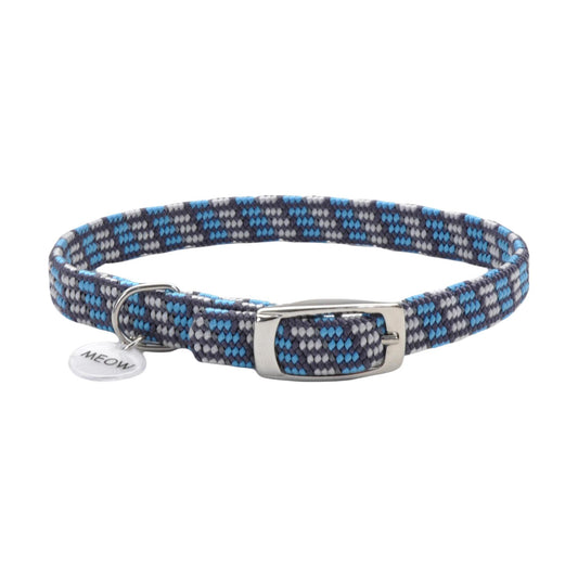 Coastal 3/8" Cat Safety Collar Grey/Blue 10"