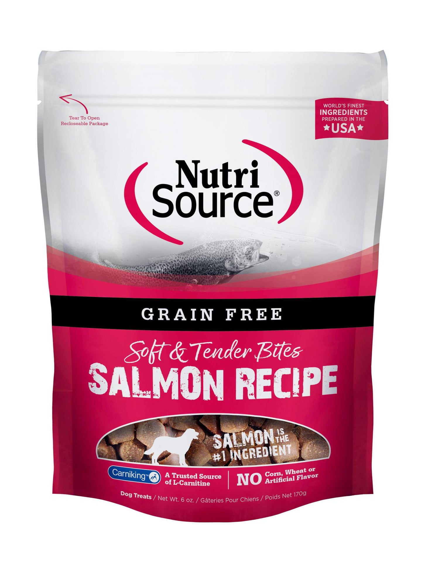 Nutri Source GF Salmon Bites 6z