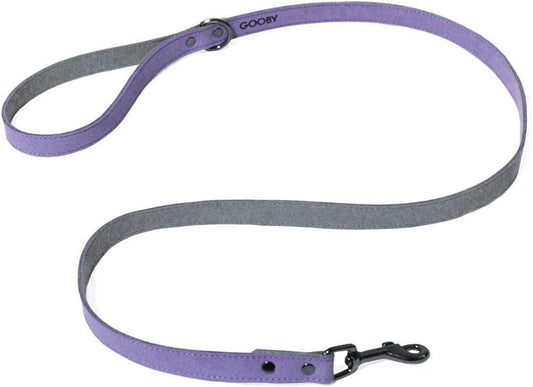 Gooby Luxury Leash Purple