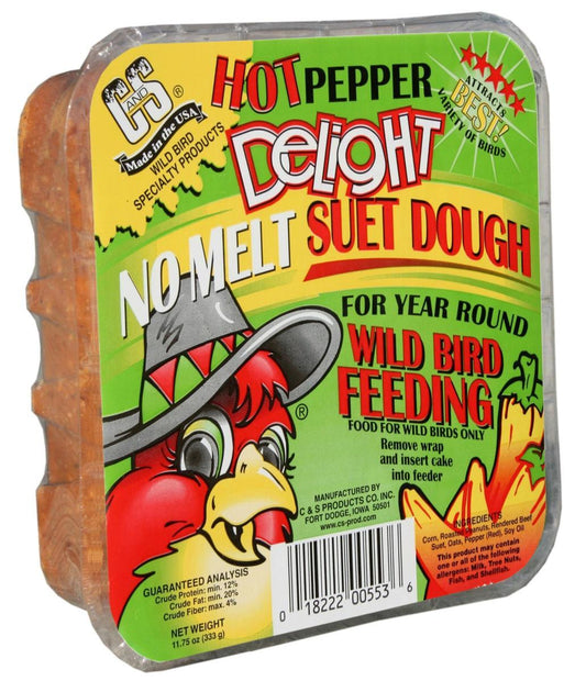 C&S Hot Pepper Delight Suet 11.75z