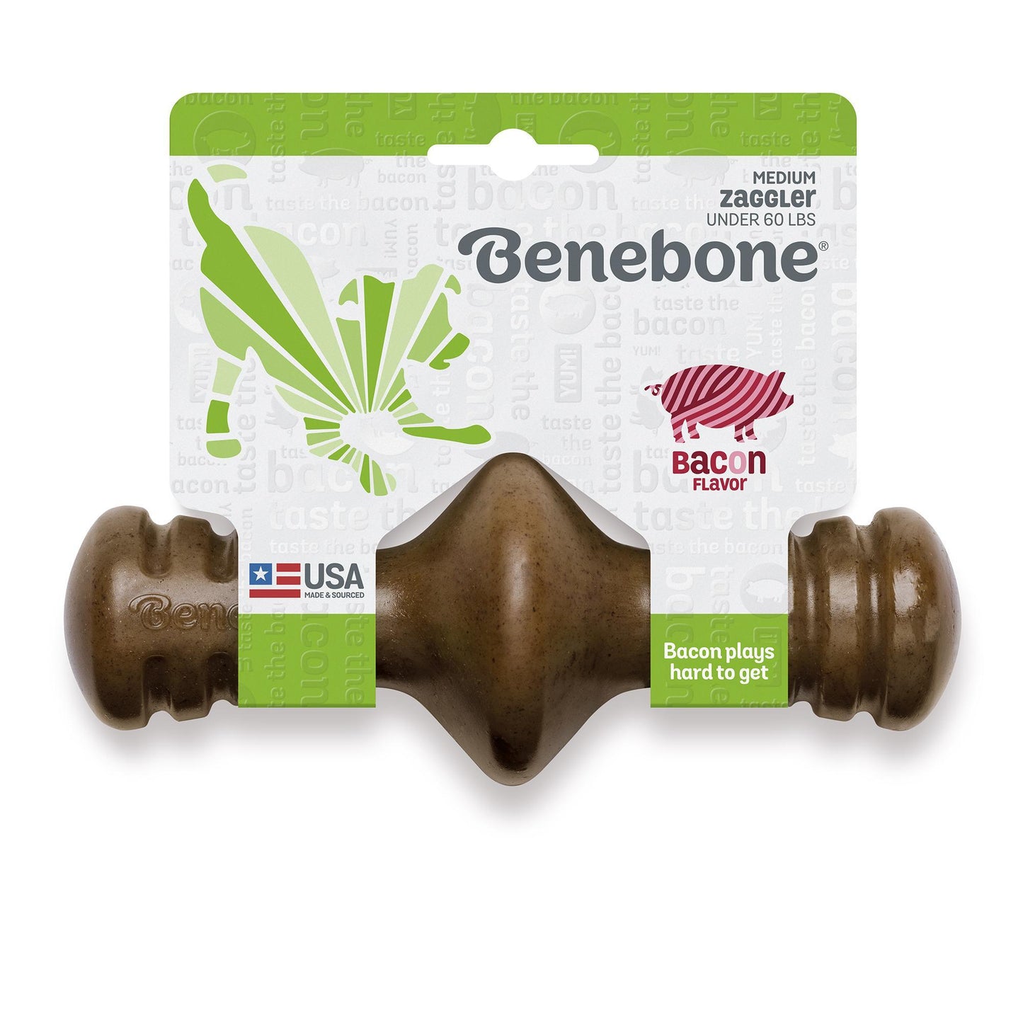 Benebone Zaggler Bacon MD