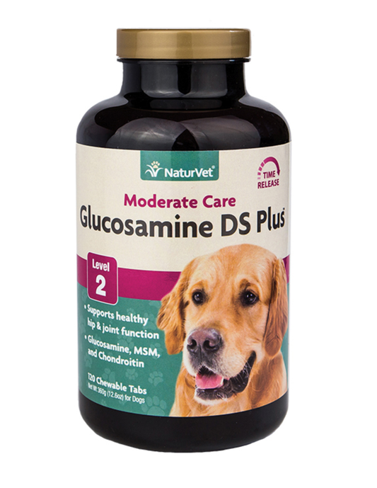 NaturVet Glucosamine DS+ Level 2 120ct